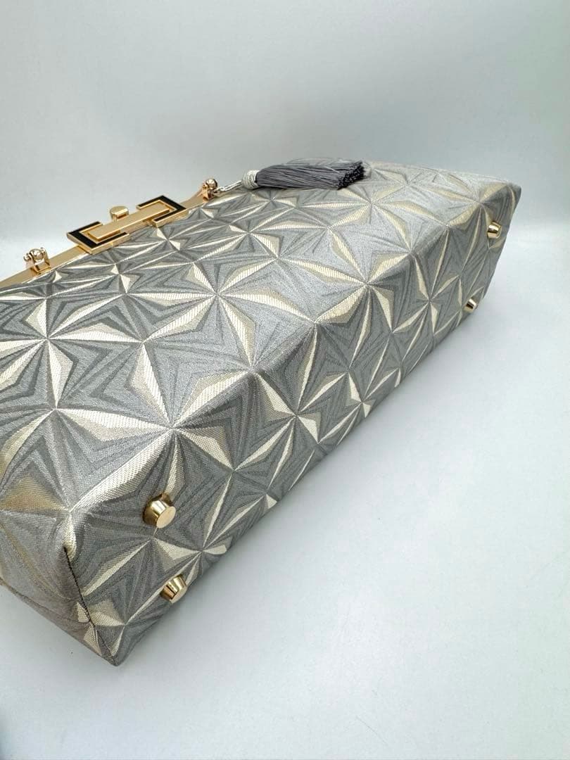 【ハンドメイド】ビッグサイズのがま口バッグ　3way 2点セット　#599