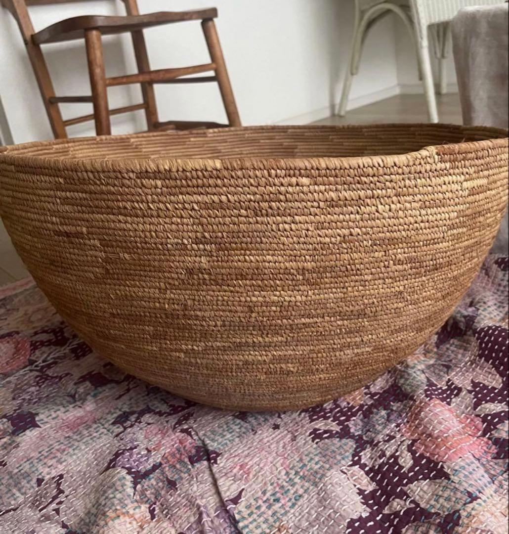 アフリカ製 大きな籠 ハグオーワー 雅姫