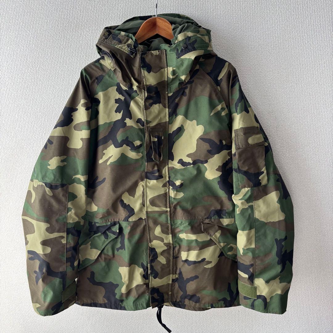 00s 米軍 ECWCS GEN1 ウッドランドカモ ゴアテックス パーカー