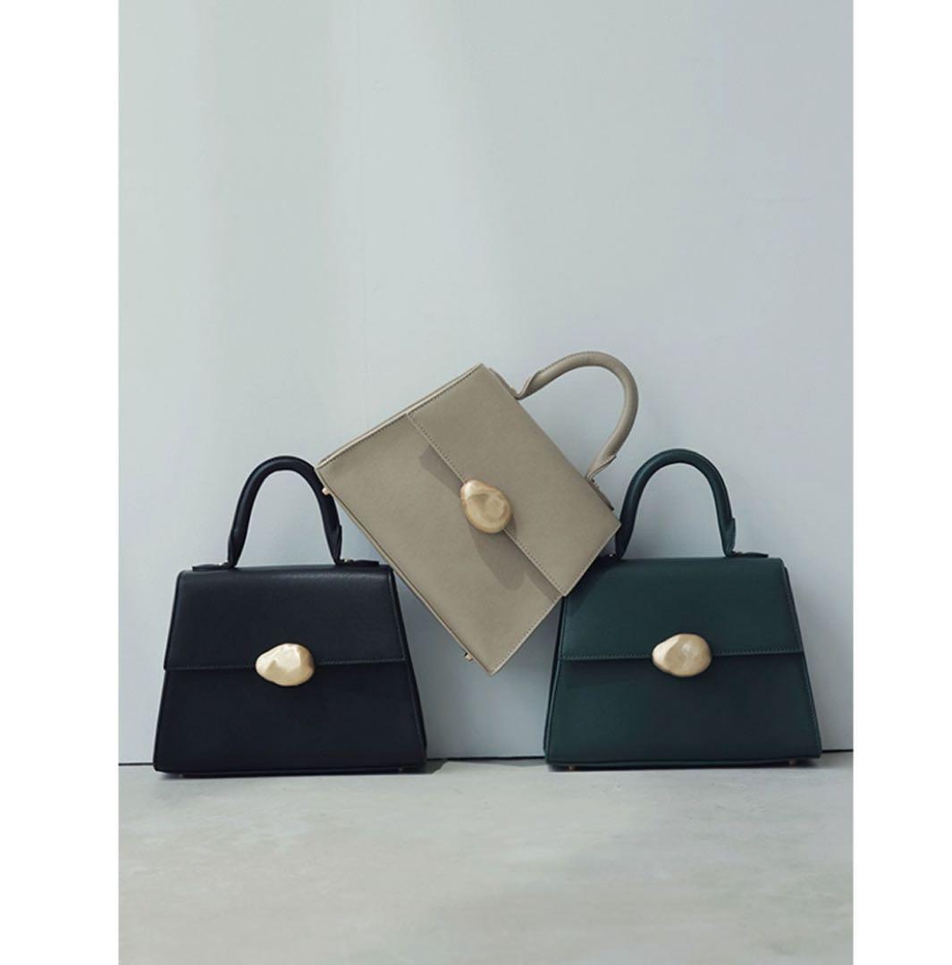 [新品未使用]anuans モチーフ付きミニハンドルバッグ