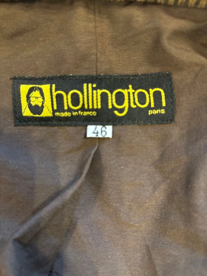 hollington france ノーカラーコート コーデュロイ feeet
