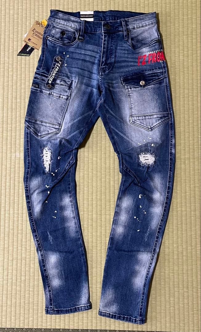 ダメージカーゴパンツ２カラー８８cm２本組