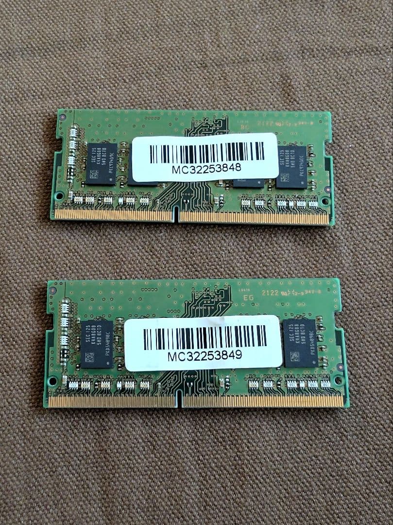内蔵型SSD Samsung DDR4-2666 PC4-21300 8GBx2