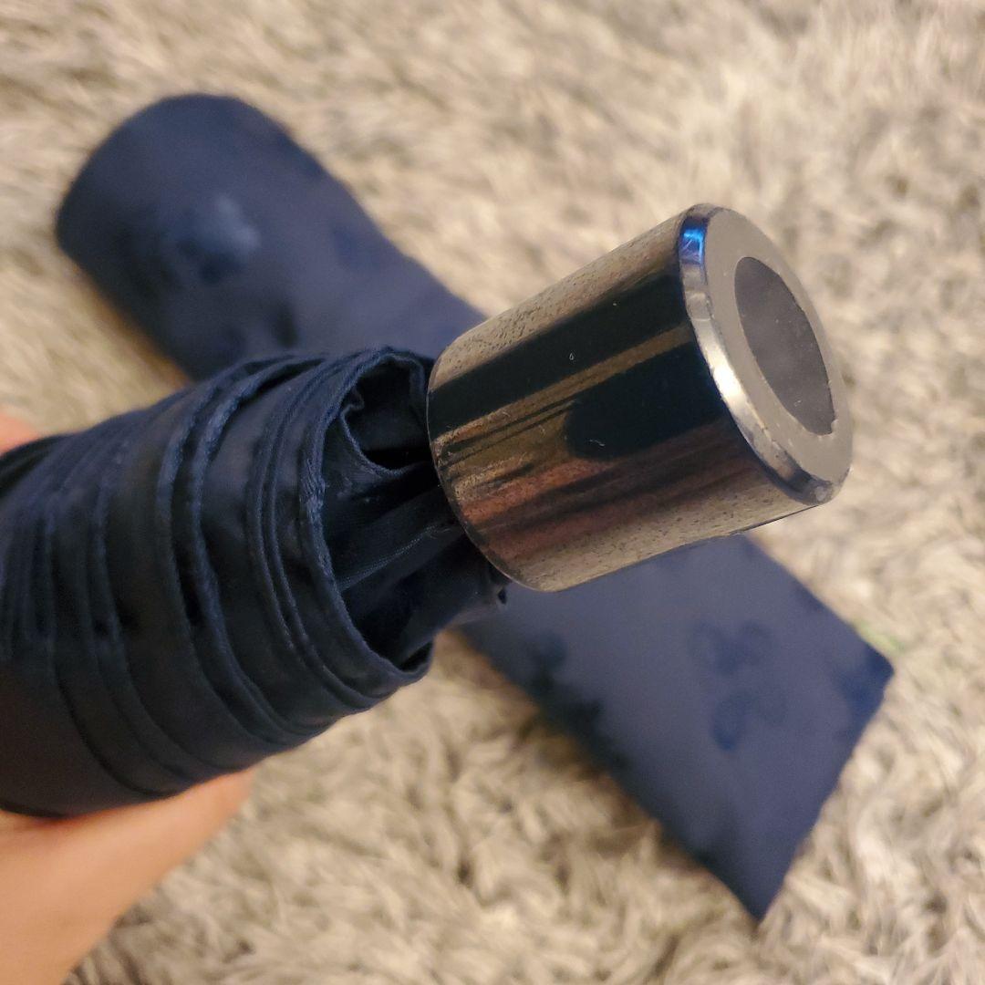 新品同様　フェイラー　VERY掲載　ハイジ柄　ネイビー 　折りたたみ傘 晴雨兼用