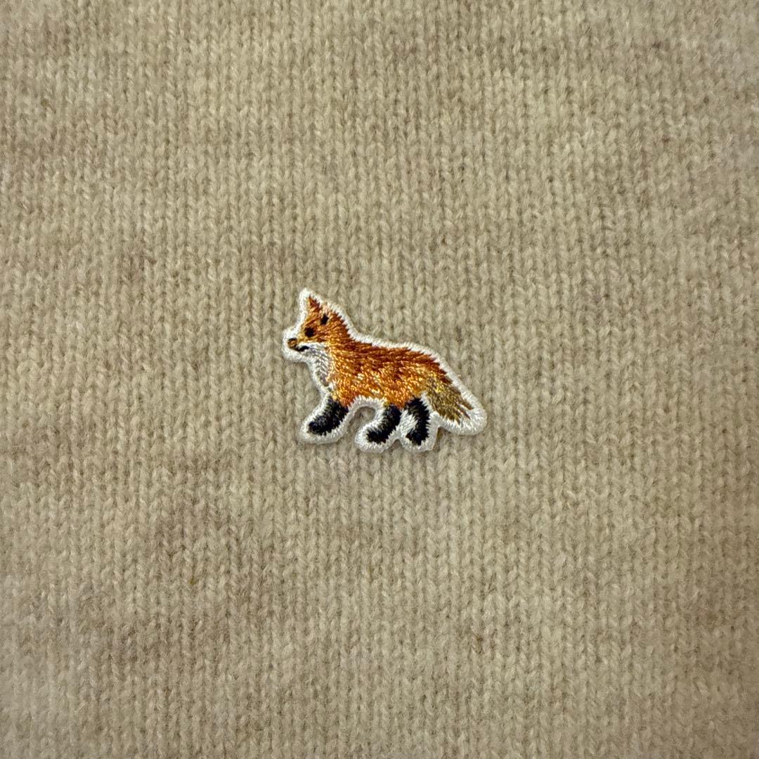 【ぼんさま専用】MAISON KITSUNE クルーネックニット アイボリー