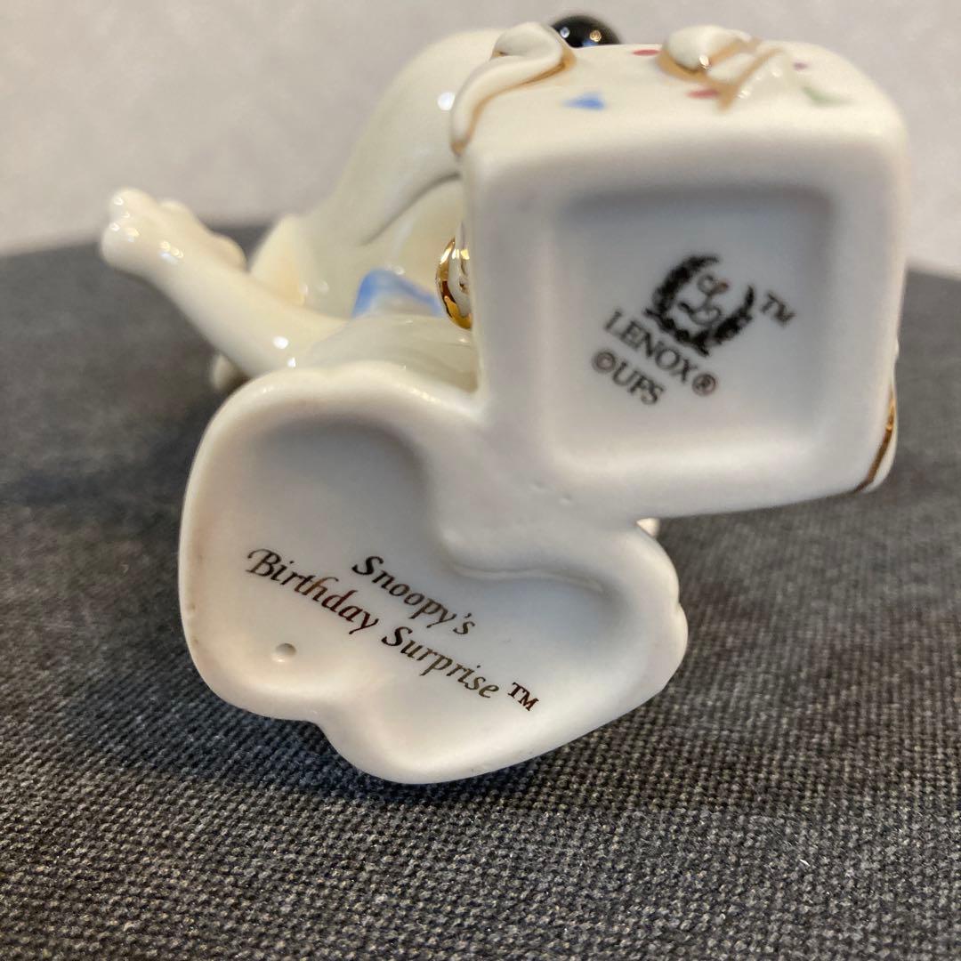 スヌーピー 王冠 置物　レノックス