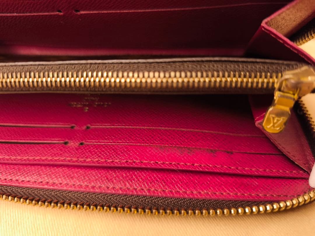 ルイ・ヴィトン モノグラム ポルトフォイユ クレマンス 長財布 保存袋 箱付き