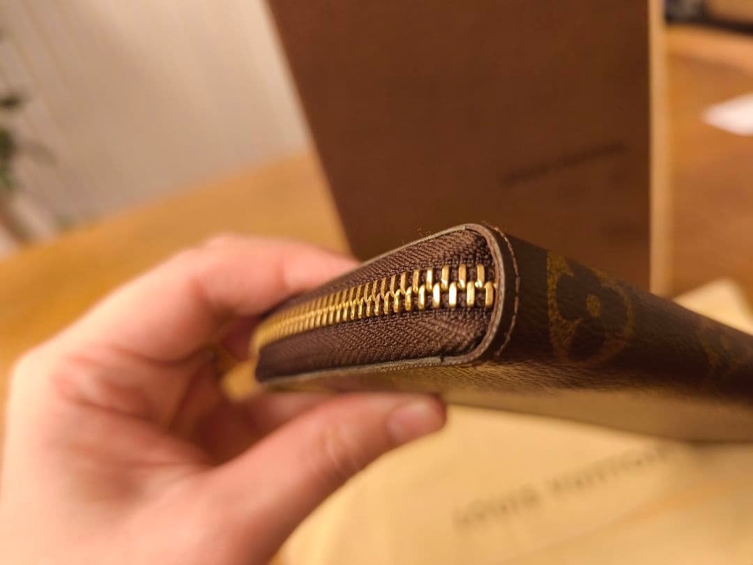 ルイ・ヴィトン モノグラム ポルトフォイユ クレマンス 長財布 保存袋 箱付き