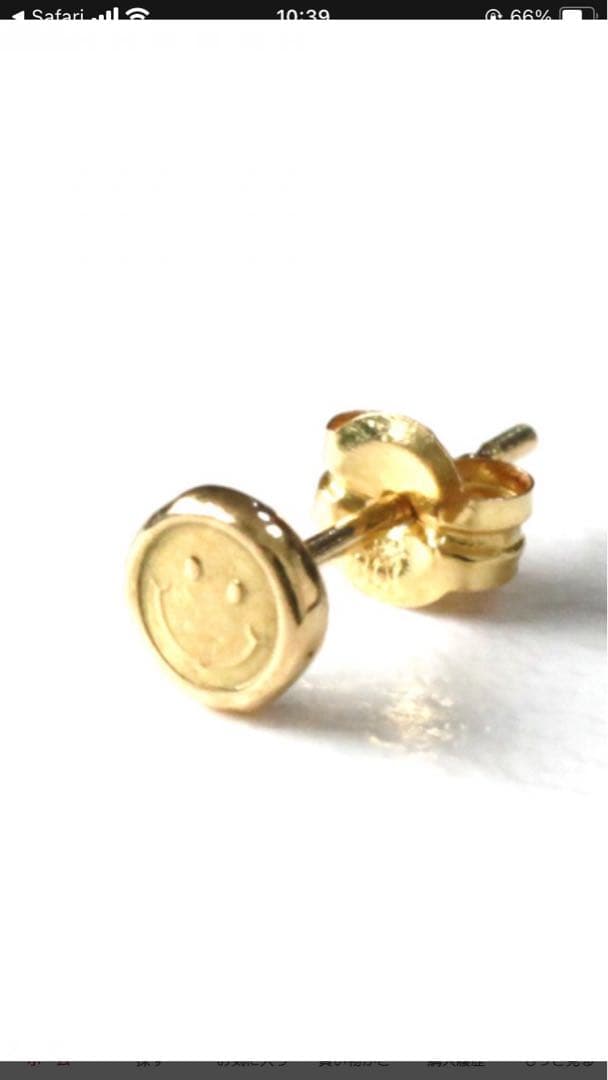 イロンデール エペパン スマイル ピアス アッシュペーフランス K18