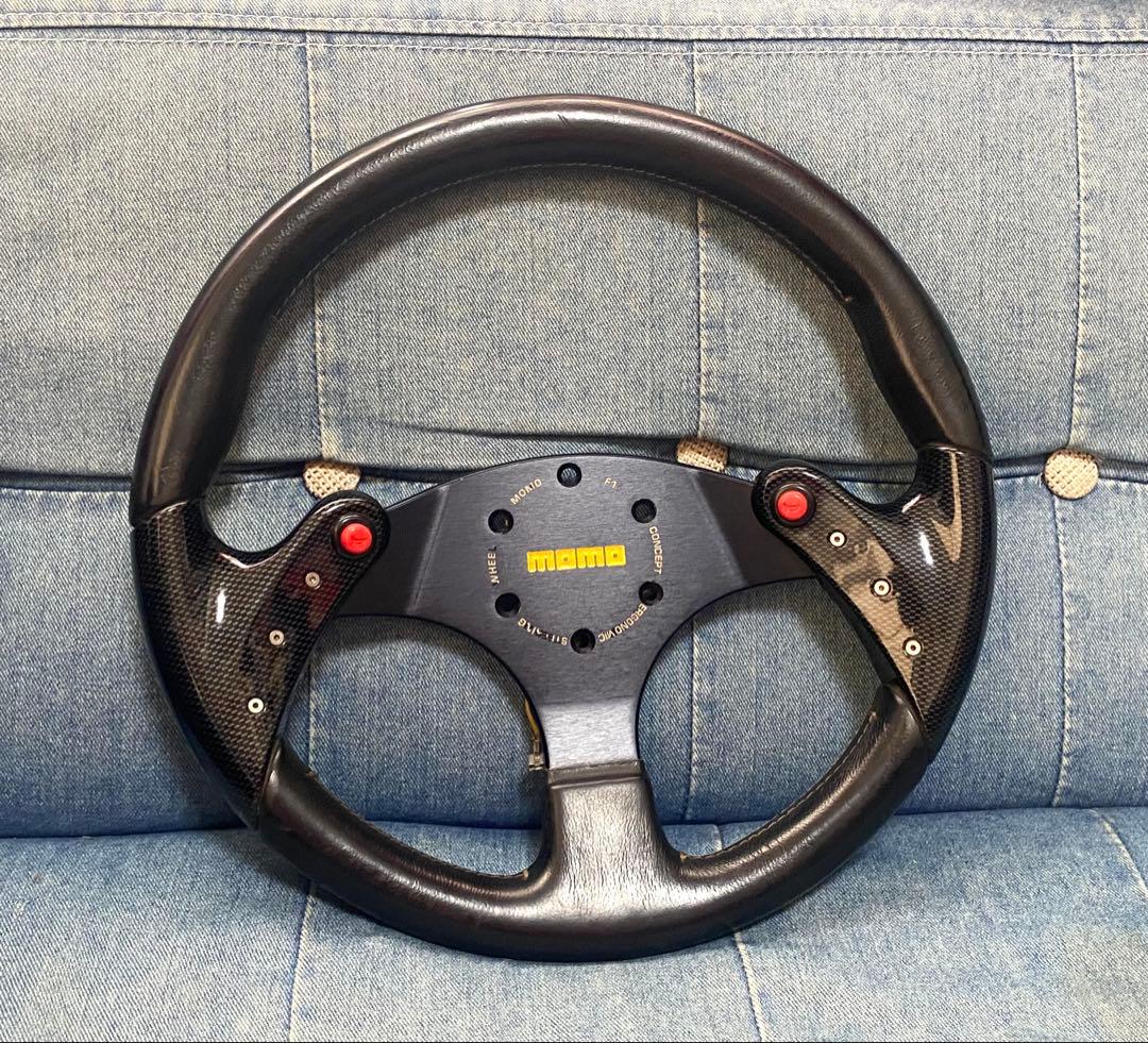良好◎ MOMO F1 concept 35m ステアリング カーボン 希少