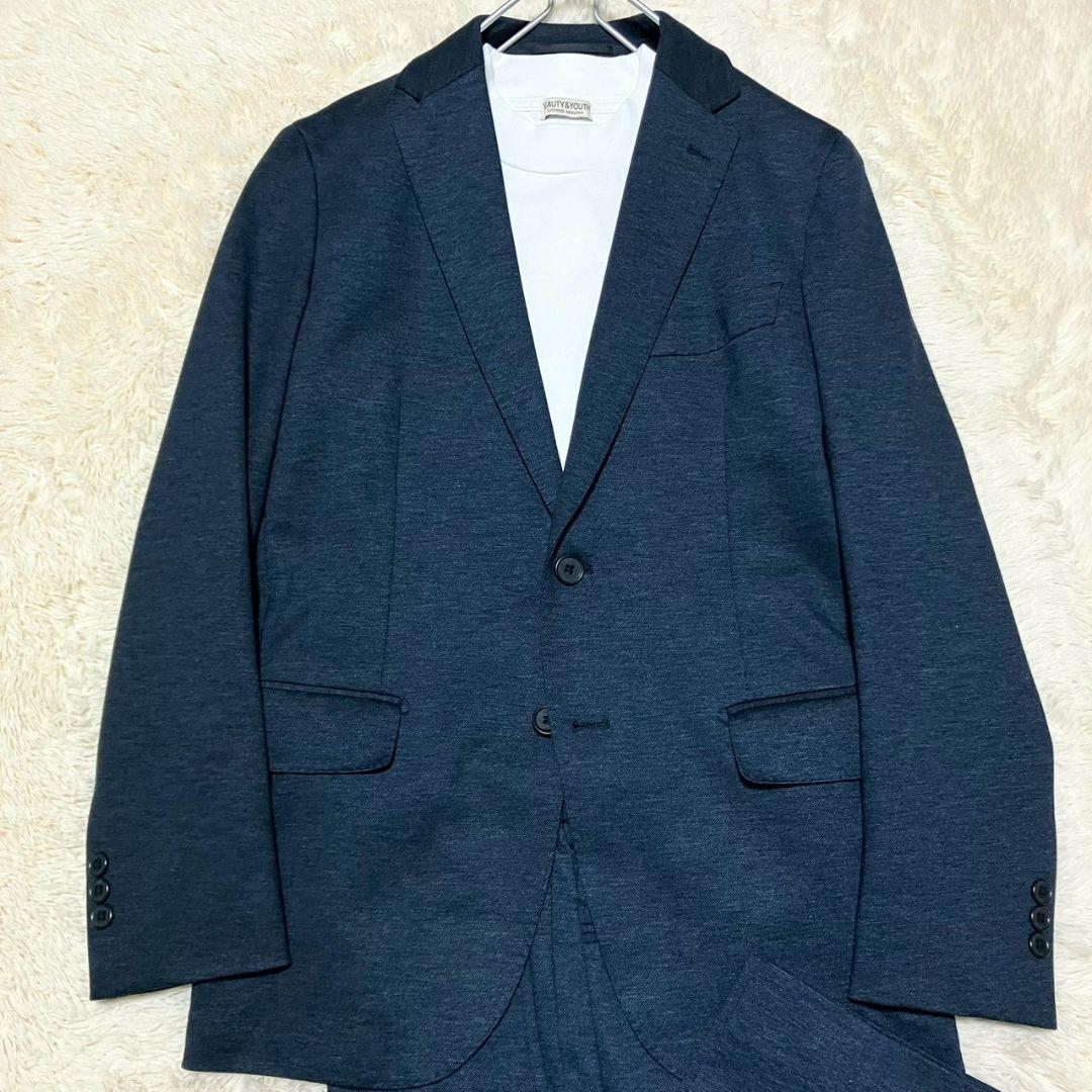 極美品✨ UNITED ARROWS スーツセットアップ ネイビー 上S 下M