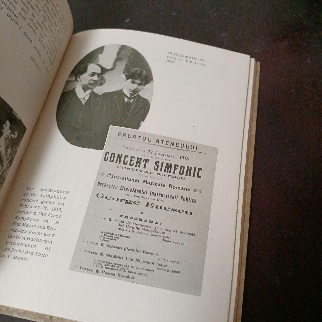 洋書 e Enescu his life in pictures