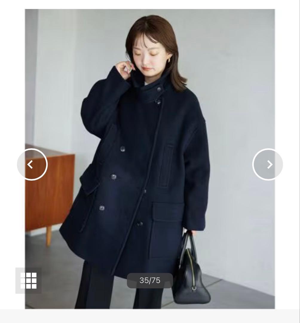 SLOBE IENA メルトンビックPコート