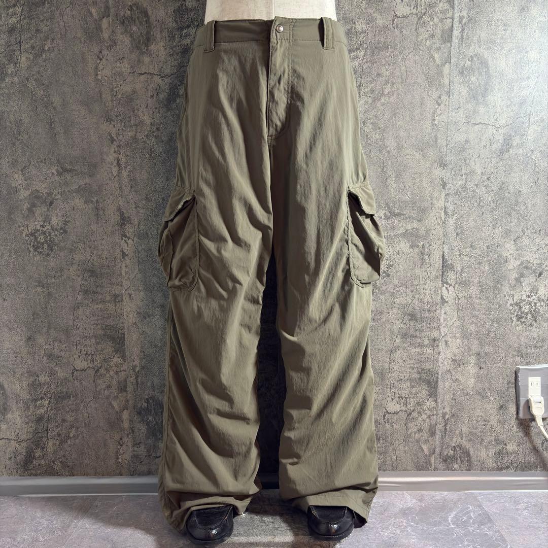 パンツ montbell wide nylon cargo pants olive XL