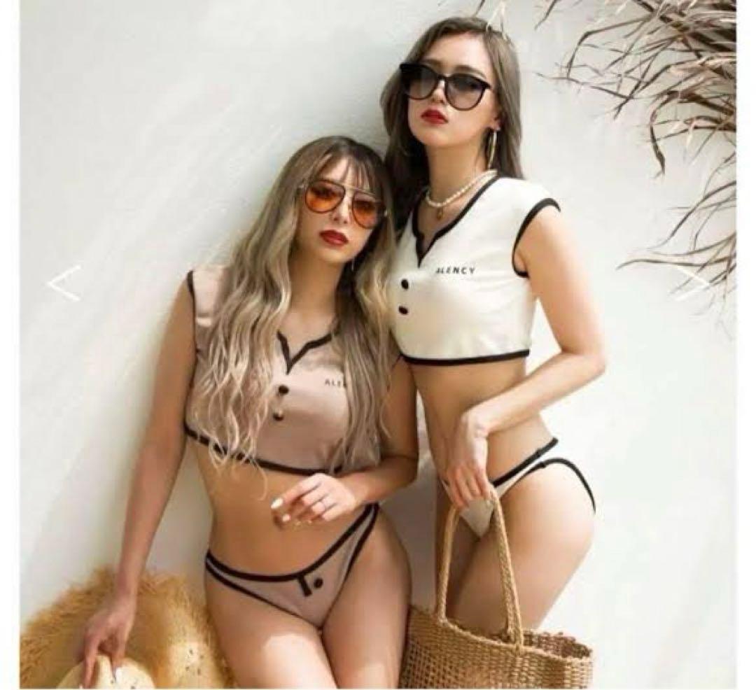 ALENCY アレンシー リブニットビキニ