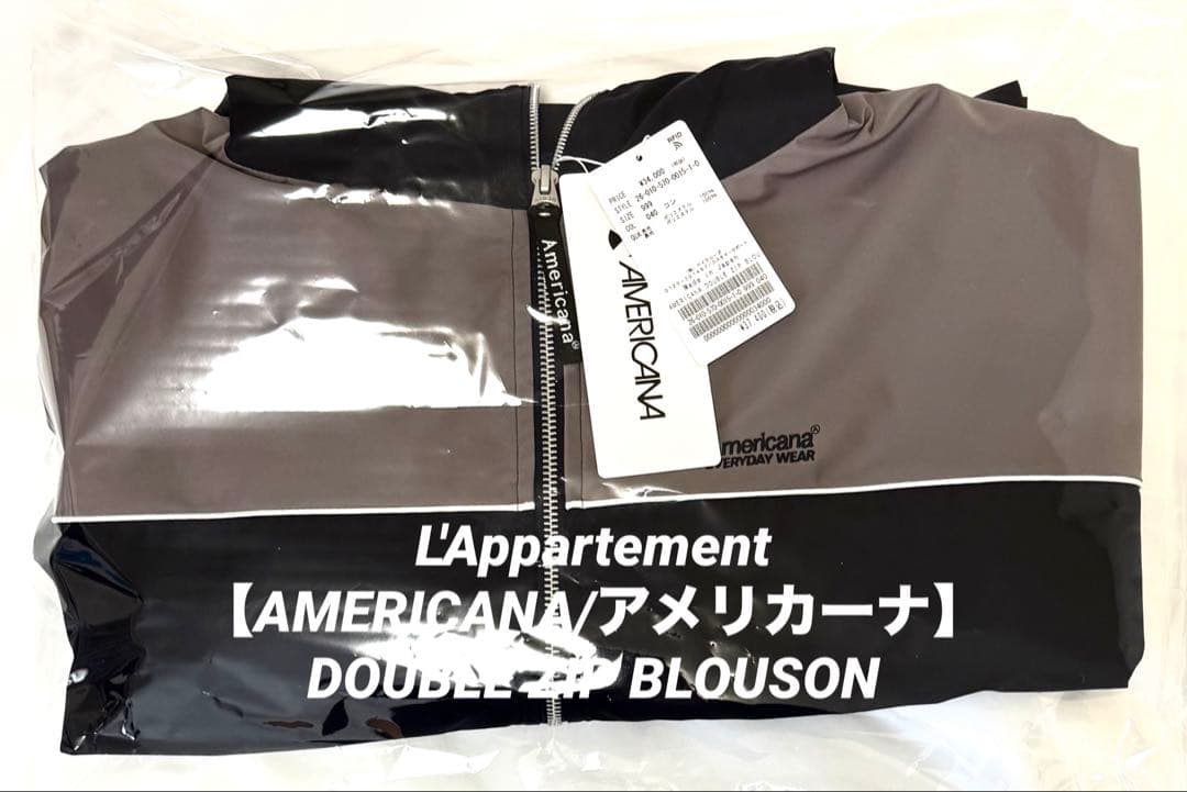 【AMERICANA/アメリカーナ】 DOUBLE ZIP BLOUSON