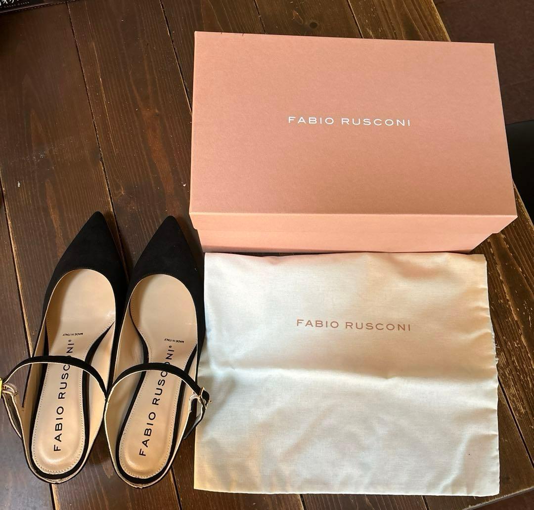 FABIO RUSCONI ストラップパンプス　38 1/2