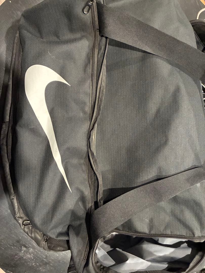 キャッチャー用防具セット成人用 黒白　カバン付き