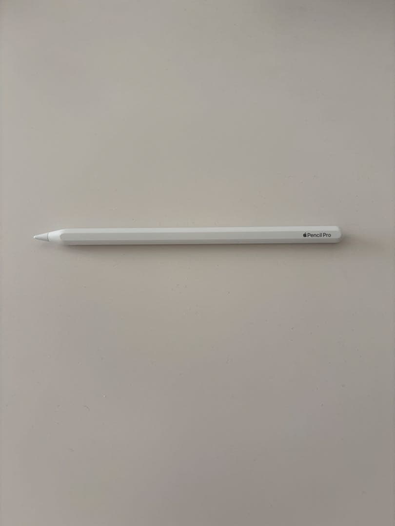 【美品】Apple Pencil Pro ホワイト 専用ケース付き