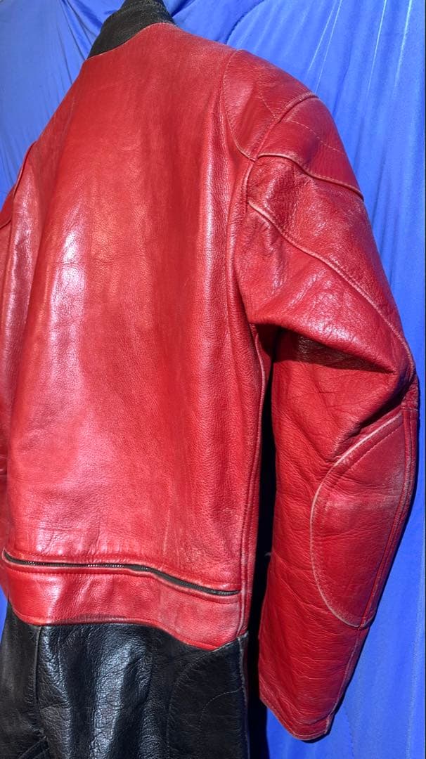 dai NANKAI 革ツナギ 赤/黒 ツナギタイプ LLサイズ