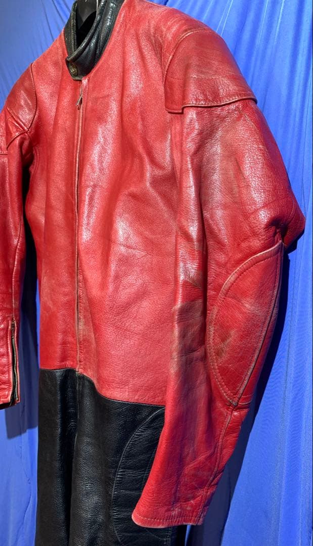 dai NANKAI 革ツナギ 赤/黒 ツナギタイプ LLサイズ