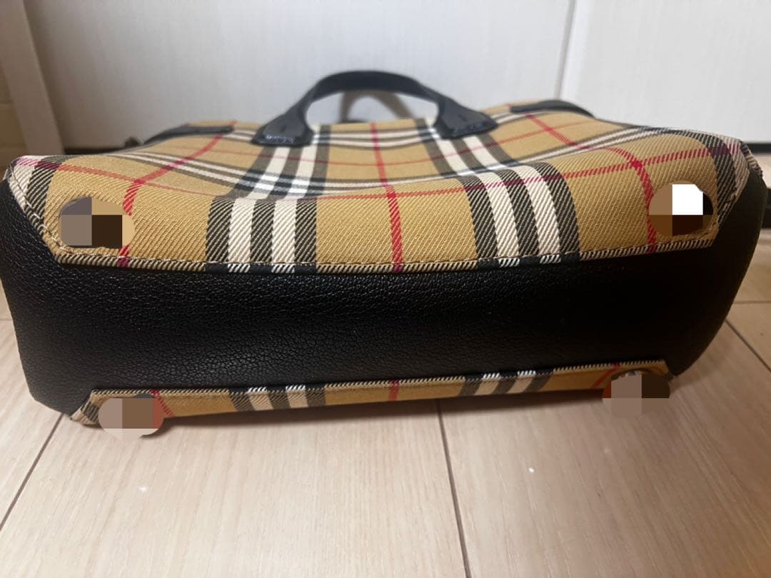 Burberry チェック柄 トートバッグ