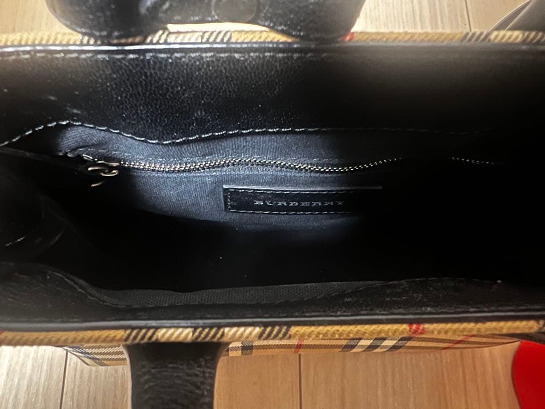 Burberry チェック柄 トートバッグ