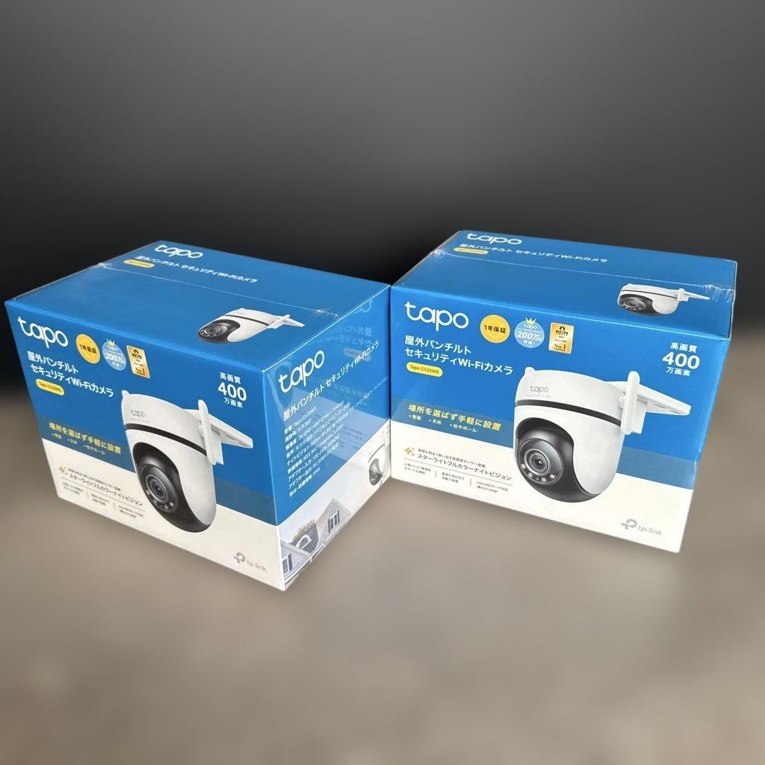 tapo Wi-Fi防犯カメラ 400万画素 2個セット