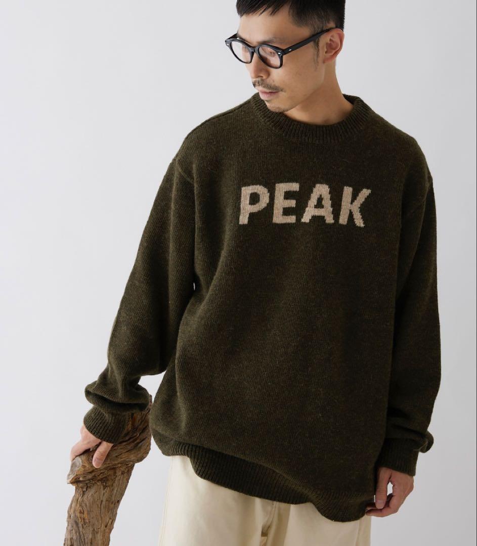 【PEAK / スノーピーク】別注プリントニット