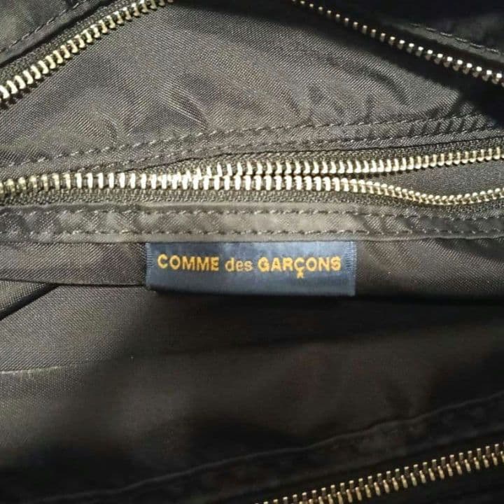 コムデギャルソン ナイロン ハンドバッグ Mサイズ ブラック