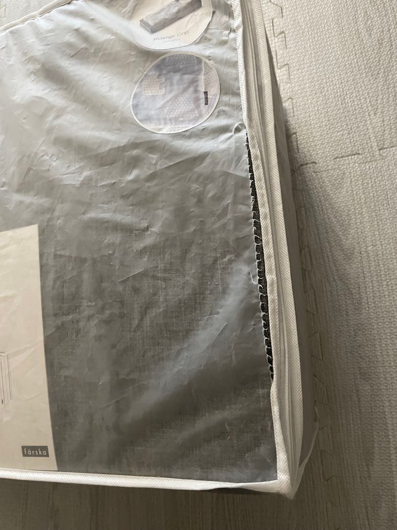 ファルスカ コンパクトベッドFree メランジグレー+ドーナツ枕等セット