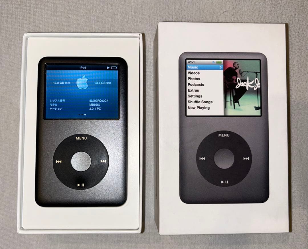 美品　動作確認済み　Apple iPod Classic 120GB ブラック