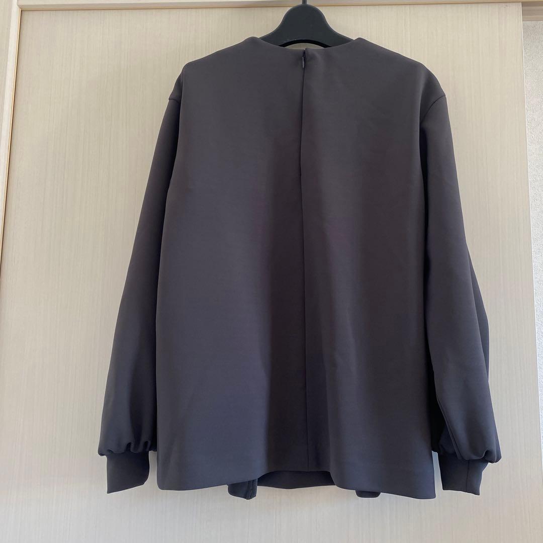 UNITED ARROWS SPONGY サイド パール ブラウス