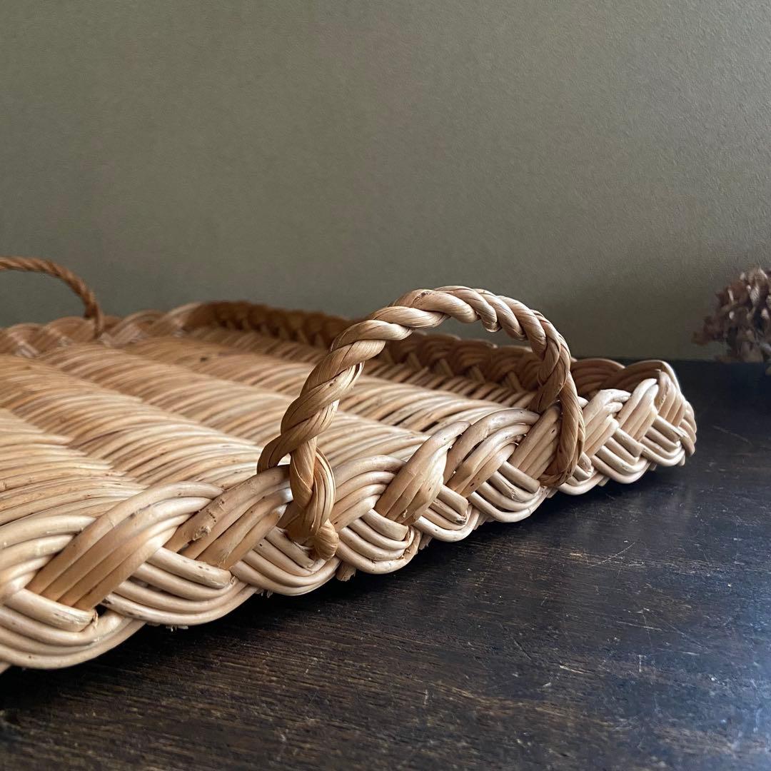 フランスアンティーク　ラタントレイ　パニエ　ブロカント　生活道具