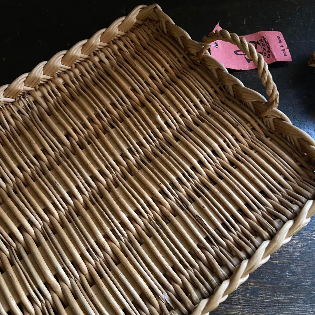 フランスアンティーク　ラタントレイ　パニエ　ブロカント　生活道具