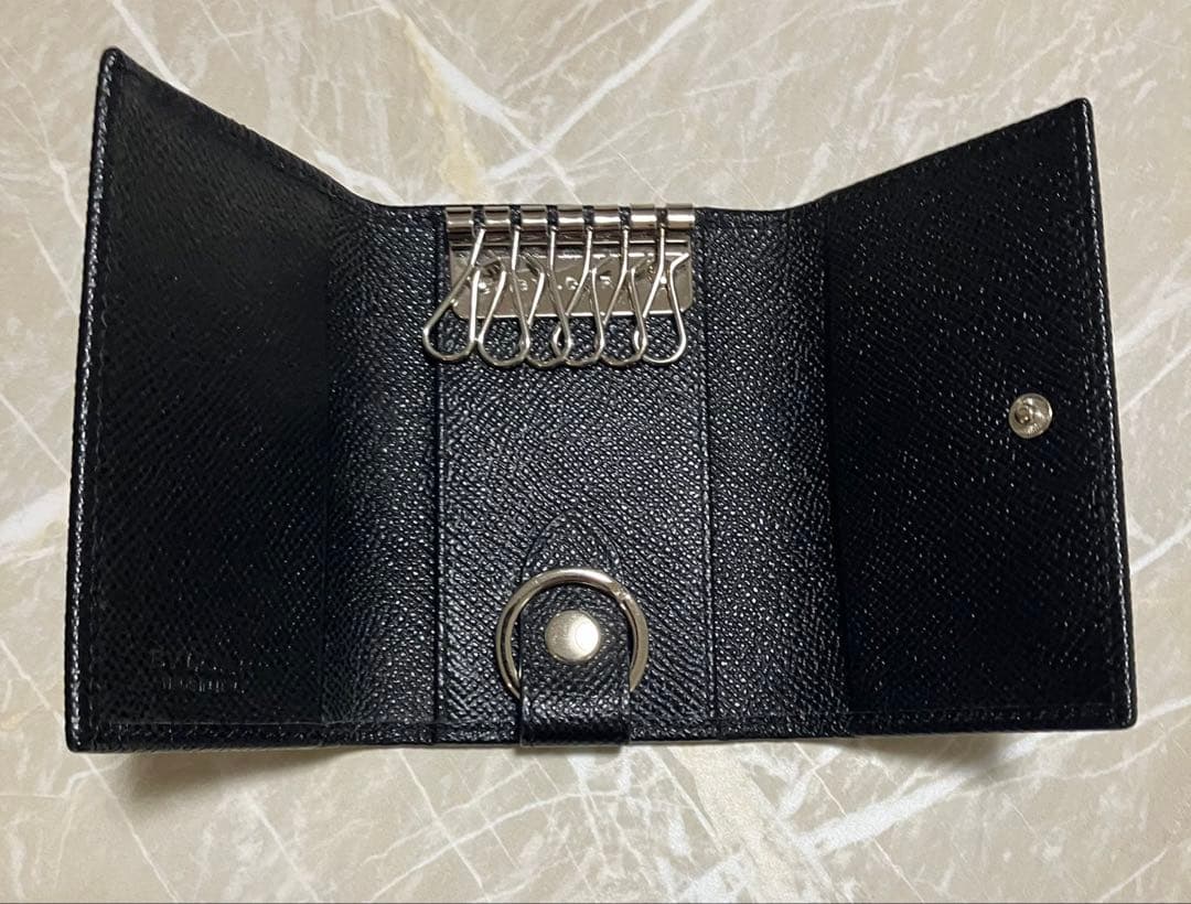 ブルガリ BVLGARI ブルガリブルガリキーケース 6連 ブラック