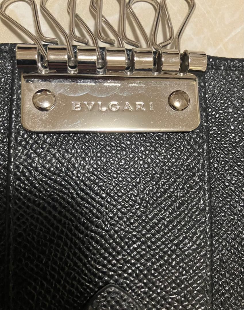 ブルガリ BVLGARI ブルガリブルガリキーケース 6連 ブラック