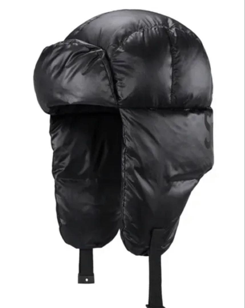 Supreme ダウン　フライトキャップ ブラック サイズ M/L