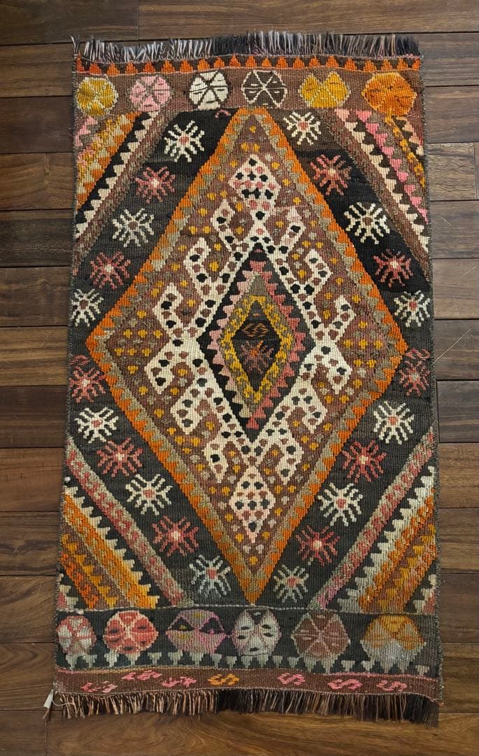 トルコ⭐︎ヴィンテージラグ3枚セット⭐︎ビンテージキリム絨毯アナトリア