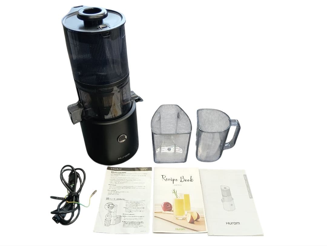 【動作品】Hurom スロージューサー ブラック #ki