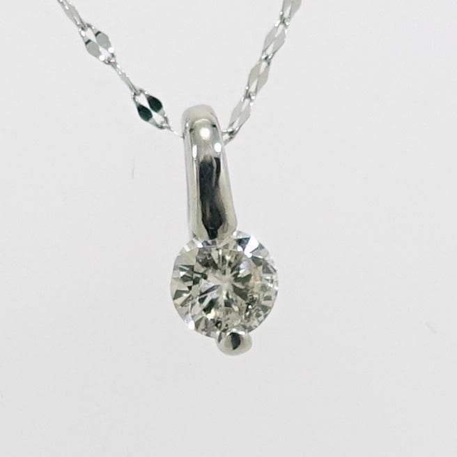 riricoco 様PT 0.35カラット ダイヤモンド ネックレス ス