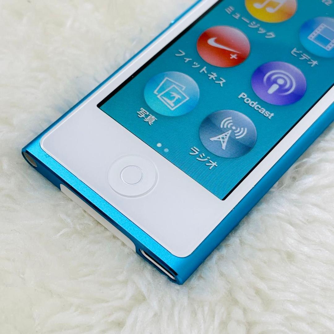 【新品同様品】 iPod nano 第7世代 Blue ブルー