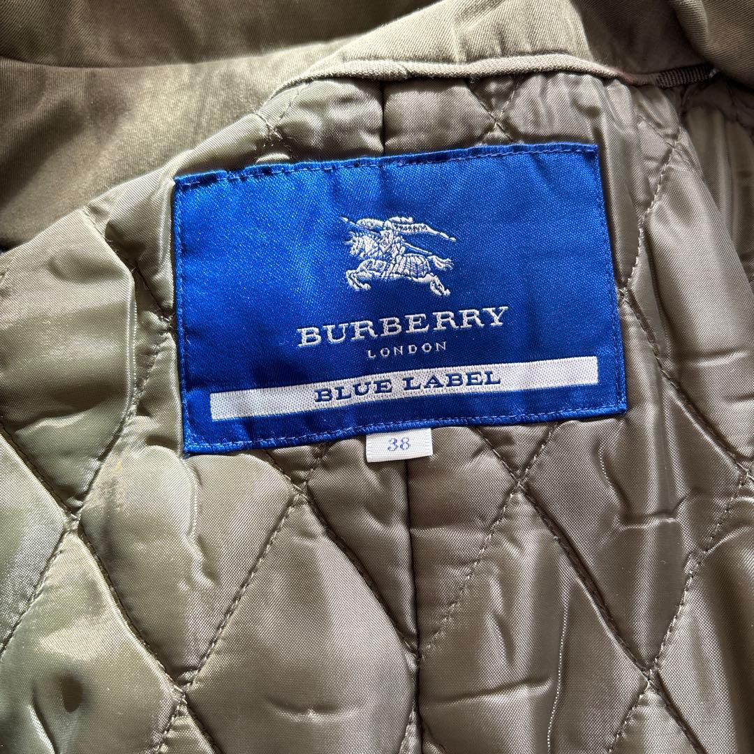 Kn☆☆バーバリーブルーレーベル☆ミリタリーコート☆38