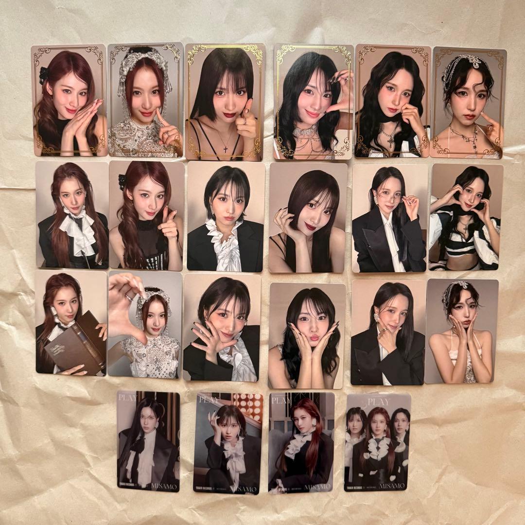 ミナ　サナ　モモ　TWICE MISAMO PLAY ラキドロ トレカ　タワレコ