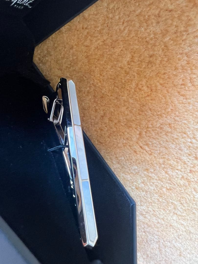 S.T. Dupont シルバー ネクタイピン　エス・テー・デュポン　シェル