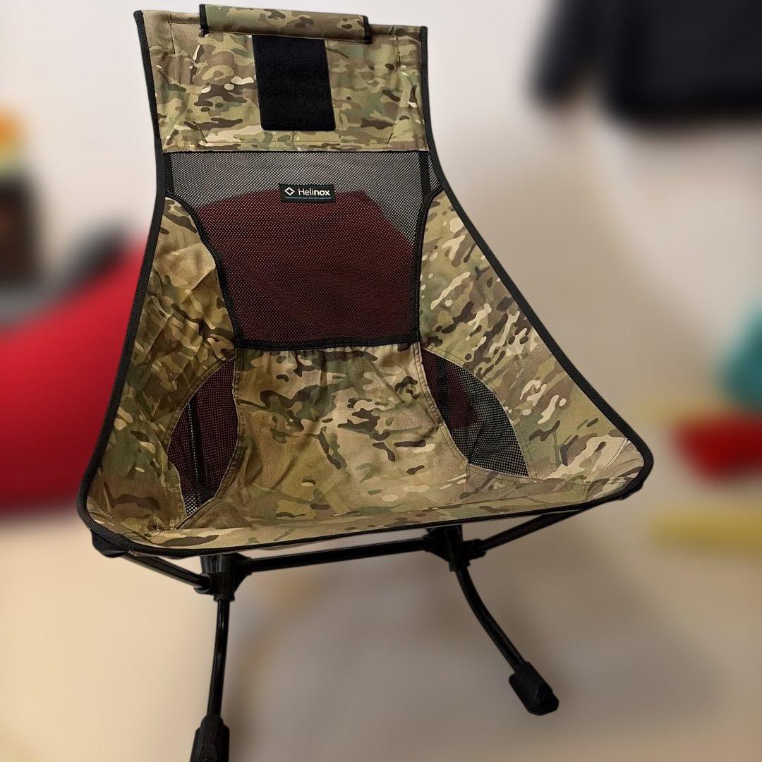 Helinox ビーチチェア　迷彩　キャンプ