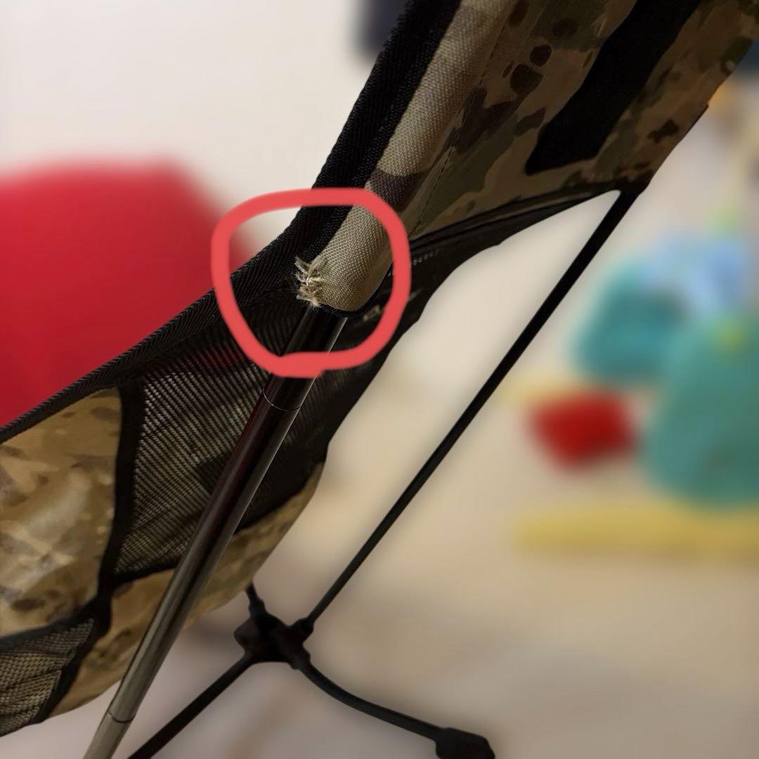 Helinox ビーチチェア　迷彩　キャンプ