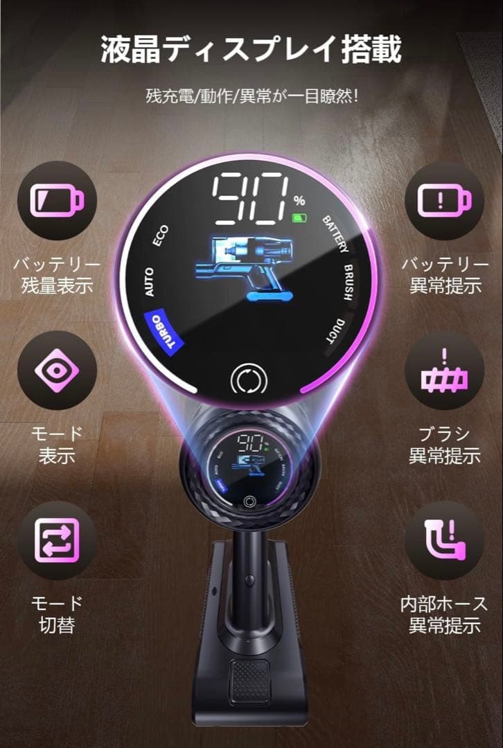 自動ごみ収集 スティック掃除機 コードレス スティッククリーナー 自動充電