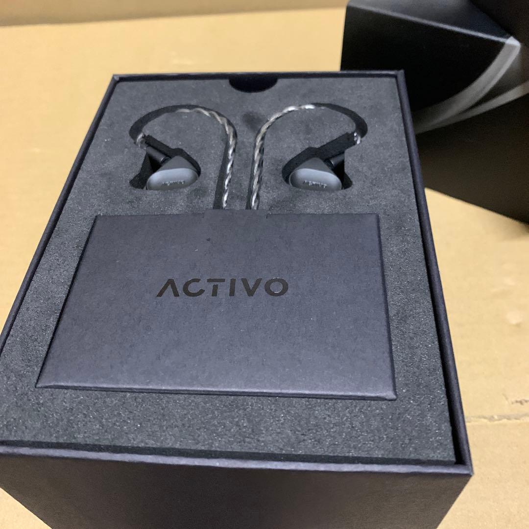 ACTIVO VOLCANO Black 有線イヤホン