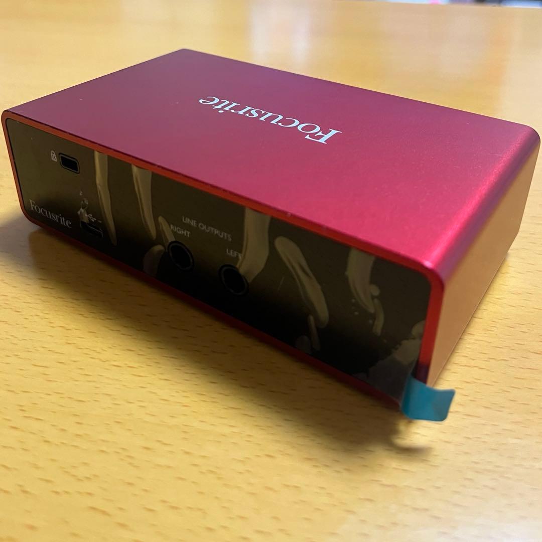 【1/6さち】Focusriteオーディオインターフェイス